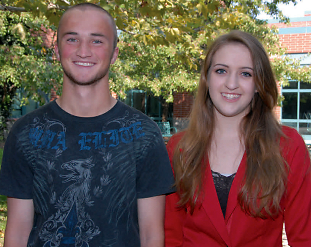WHS Seniors Benjamin Carroll and Jaclyn Schillinger are 2013 National Merit Semifinalists. (Photo submitted)