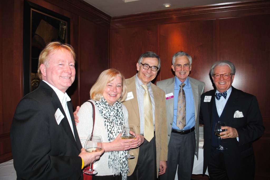 From left, Ted Givens, Rosemary Waters, Frank Basile, Stan Hurt and Stephen Taylor