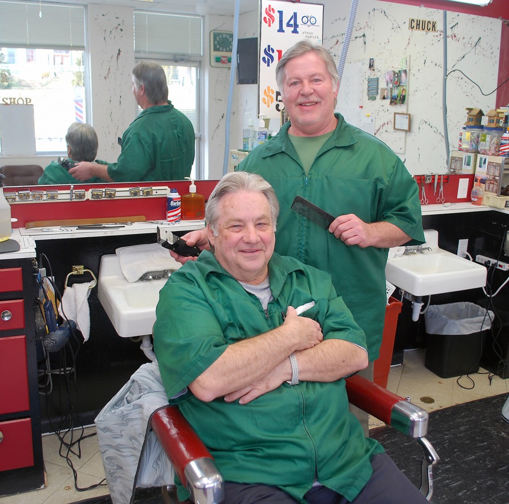 Tony Laurenzana, seated, and Chuck Barrick at their new shop location, 120 Camilla Ct. (Photos by Robert Herrington)