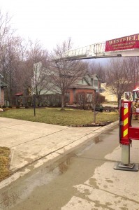 Westfield firefighters save the homes at 14910 Bridlewood Dr. on Feb. 28. (Photos provided by Westfield Fire Department)