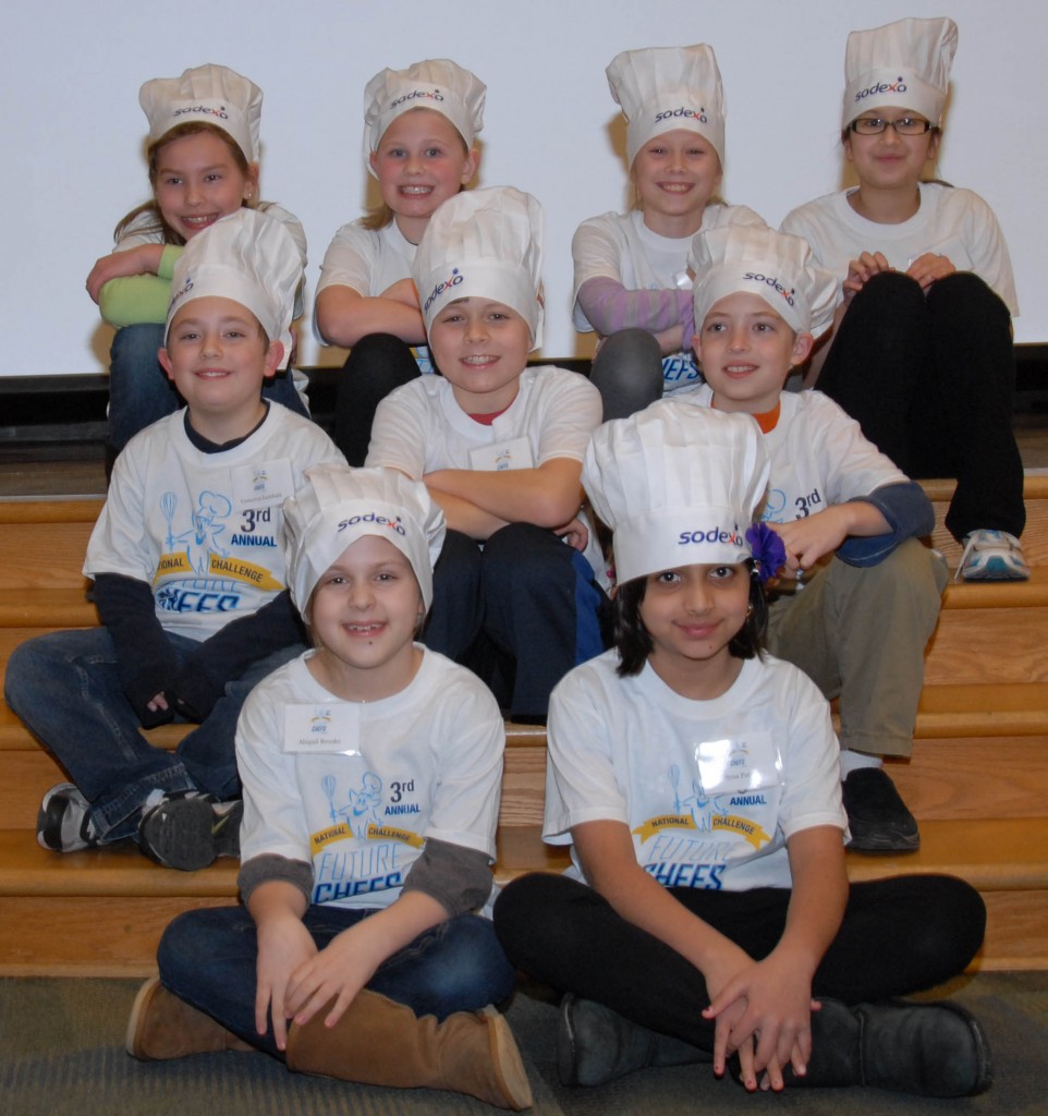 Westfield Washington Schools Future Chef finalists: front row, Abigail Marie Turner-Brooks and Syna Patel; middle row, Cameron Lienhart, Garrett Smith and Will Peters; and back row, Madi Kerrigan, Lana Reinking, Natalie Cartmel and Grace Mayan. Not pictured is Ethan Sanchez. (Photo provided by Tenna Pershing)