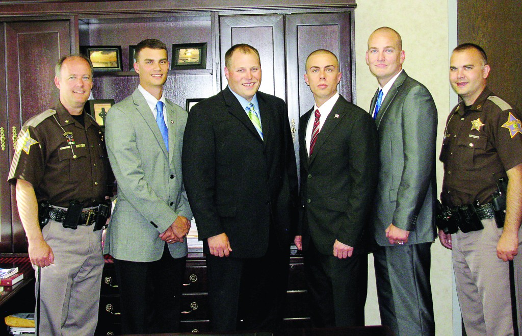 From left: Sheriff Mark Bowen, Deputy Jonathan Carder, Deputy Kevin Crask, Deputy Beau McKinney, Deputy Daniel DeYoung and Cpt. Dennis Quakenbush. (Photo provided)