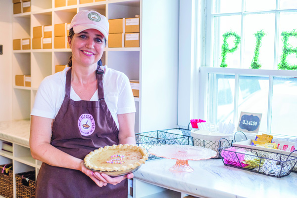 Kelly Maucere’s Hoosier Sugar Creme Pie has earned national attention. (Photo by Jillyann Burns)