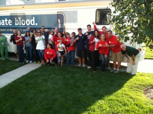 What started with family, friends and two bloodmobiles has turned into an annual event for the Indiana Blood Center and Lyons family of Westfield. This year’s goal is 217 donors. (Submitted photos)