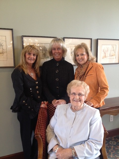 Back row from left, Kathy Henderson, Cherie Piebes and Connie Titak and Carmel Arts Council Executive Director Doreen Squire Ficara, seated, will host a gala to help raise money for arts scholarships. (Submitted photo)