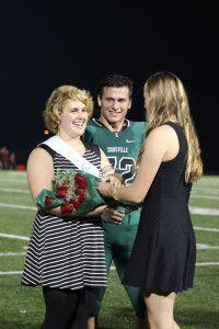 Homecoming Queen Mary Mulligan crowned