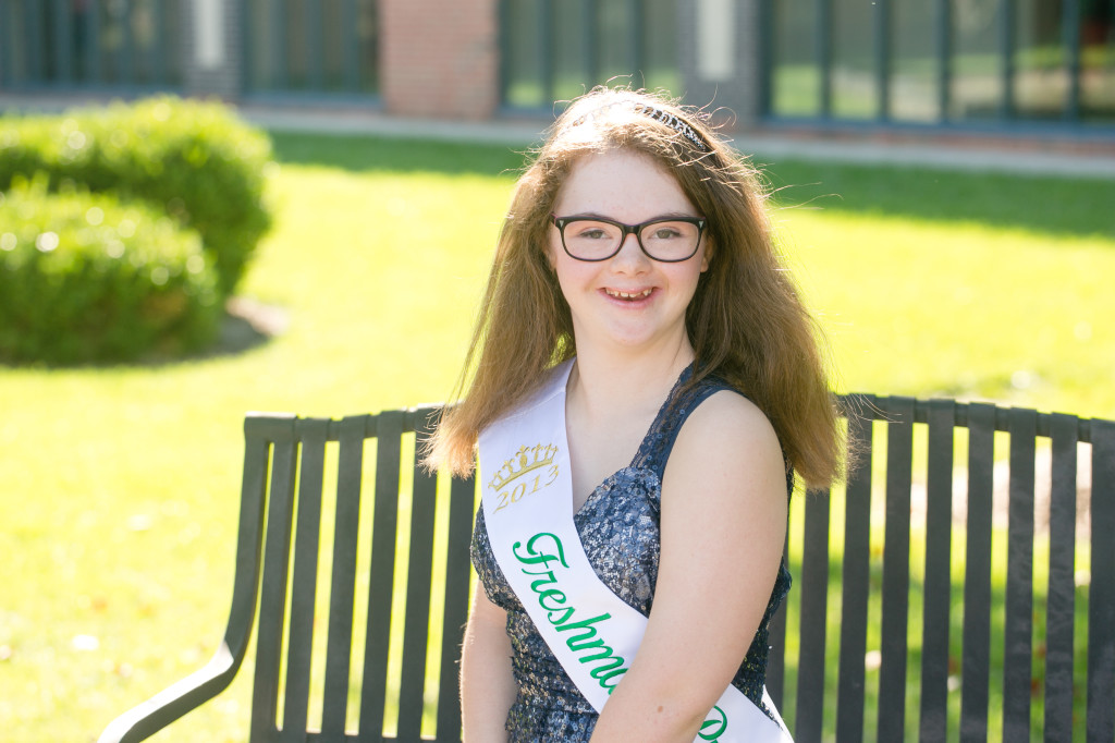AnnCatherine Heigl was recently selected by her ZCHS freshmen class as Homecoming Princess. (Photo by Anya Albonetti)