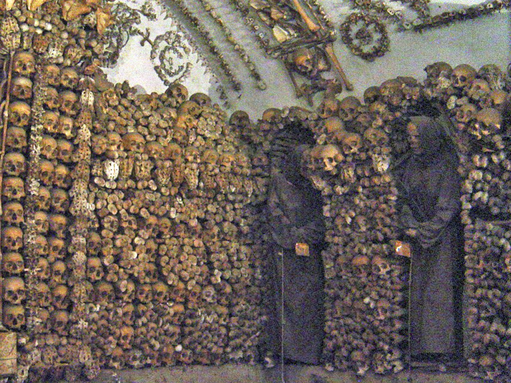 “Skull Room in Rome’s Capuchin Chapel” (Photo by Don Knebel)