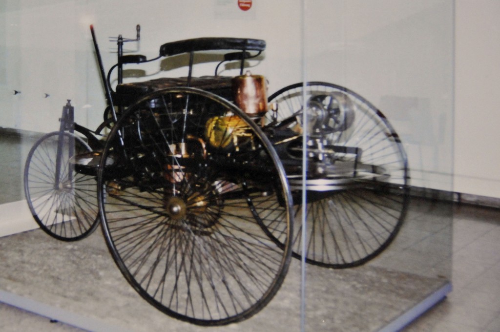 First Automobile in Deutsches Museum (Photo by Don Knebel.)