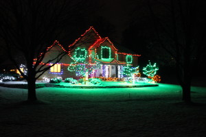 The Kaufmann holiday display raised $3,000 for Habitat for Humanity of Boone County. (submitted photo) 