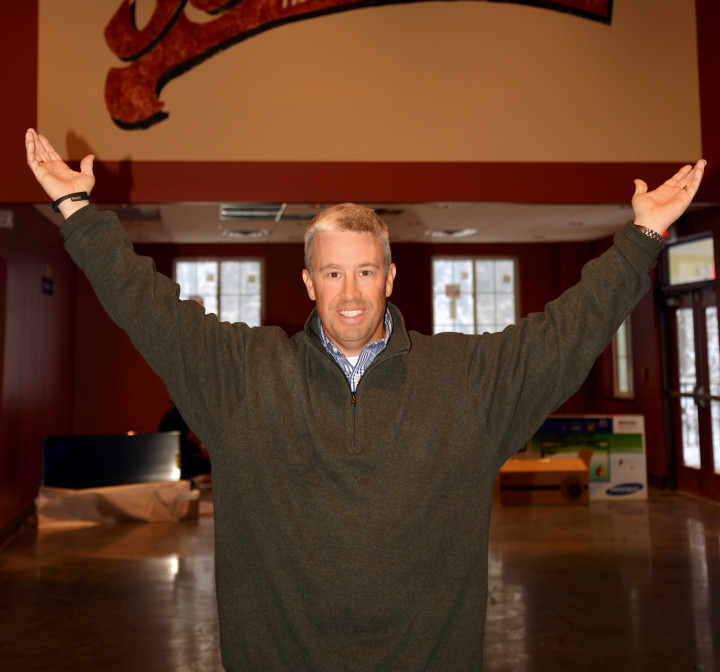 Bob Harris, developer and property owner of the South Village is excited with Bub’s opening. (Photo by Dawn Pearson)