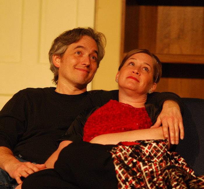 Gavin and Tamara Rulon star in “Bell, Book and Candle.” (Staff photo)