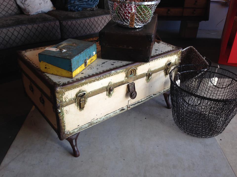 Rogue Décor designer Adam Graef turned an old trunk into a unique coffee table. (Submitted photo)