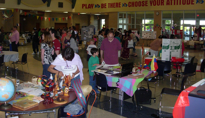 The 2012 Creekside Cultural Fair featured booths on 25 unique cultures and more than 400 community members attended. (Submitted photo)