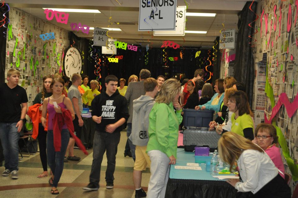 Students make their way into the ZCHS After-Prom event. Last year more than 800 students attended. (Submitted Photo)