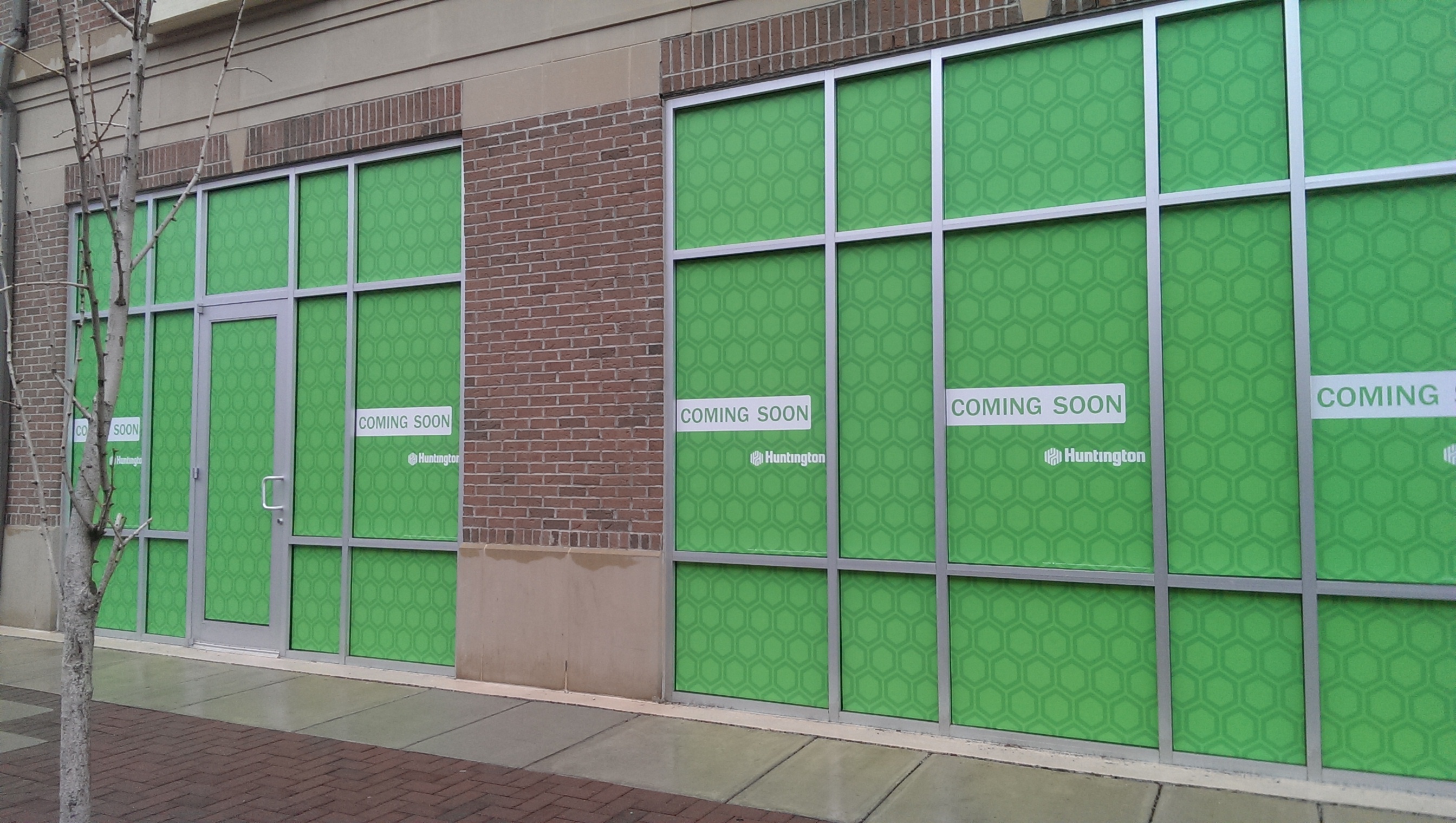 Huntington Bank’s planned Sophia Square branch won’t have a drive-thru. (Staff photo)