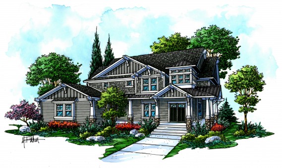 Home-A-Rama will feature homes constructed by five area builders. (Submitted rendering)