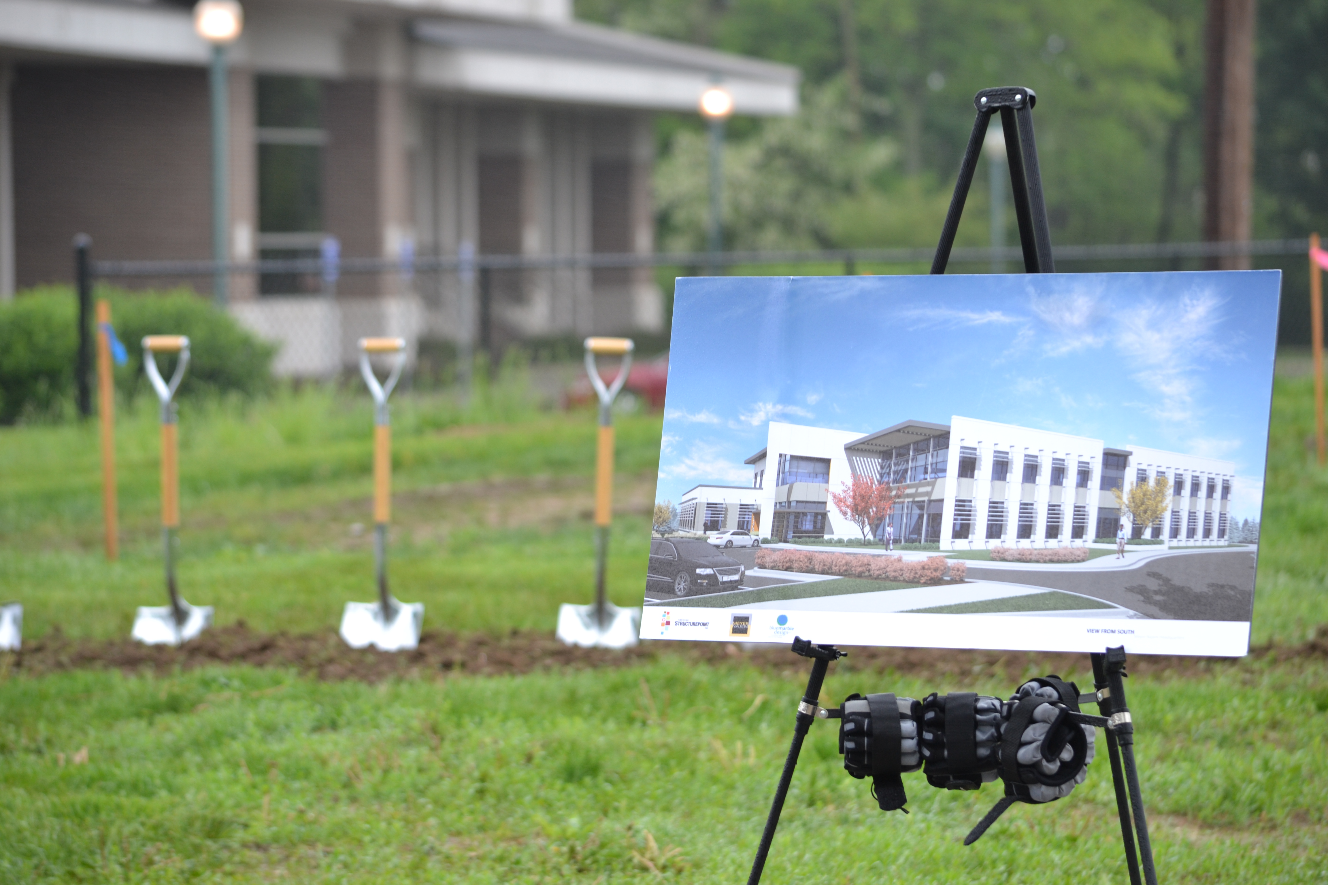 Meyer Najem broke ground on its new headquarters in the Fishers’ Nickel Plate District on May 15. (Submitted photo)