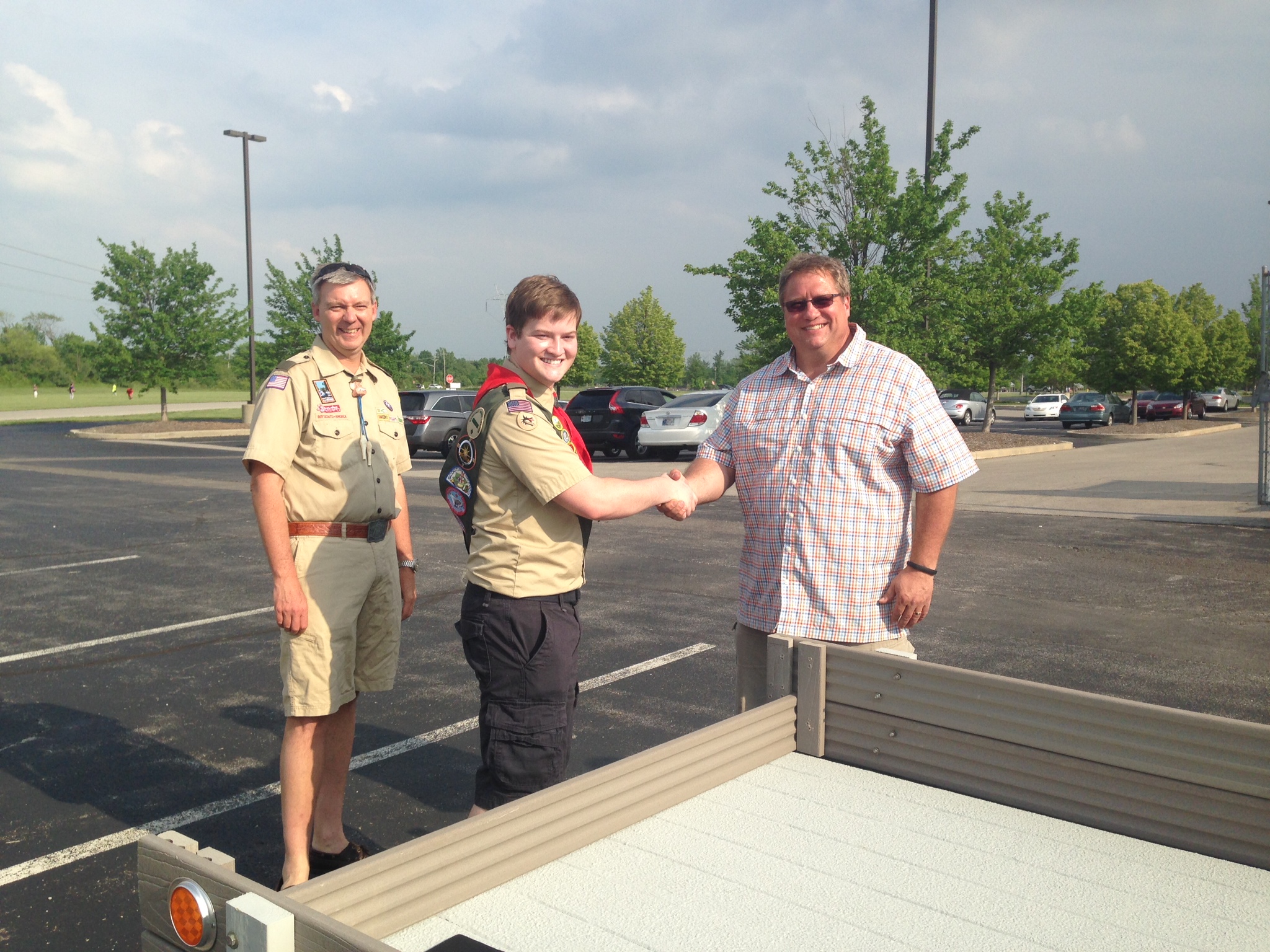 “I wanted to find a project that would benefit my church home,” said Ross Hill, who was just promoted to Eagle Scout. (Submitted photo)