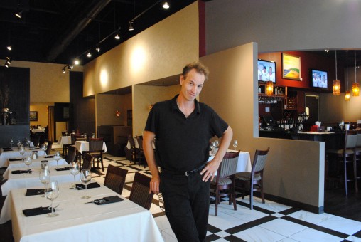J. Razzo's Day Manager Damon Sinkovis said he can only support one server during lunch because the restaurant is having a hard time luring customers. (Staff photo)
