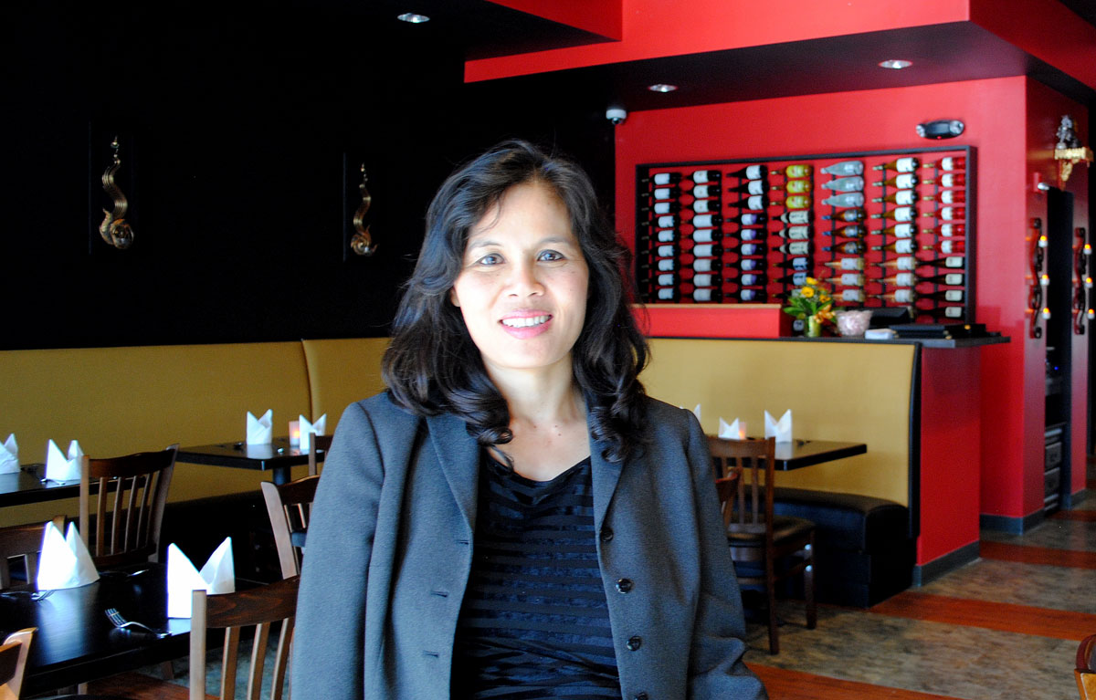 Pad Thai owner Kanlaya Browning opened a new Thai restaurant in Sophia Square facing the Monon Trail. (Staff photo)