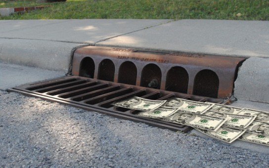 The creation of a new stormwater utility would help to fund improvements to Carmel’s stormwater infrastructure. (Staff illustration)