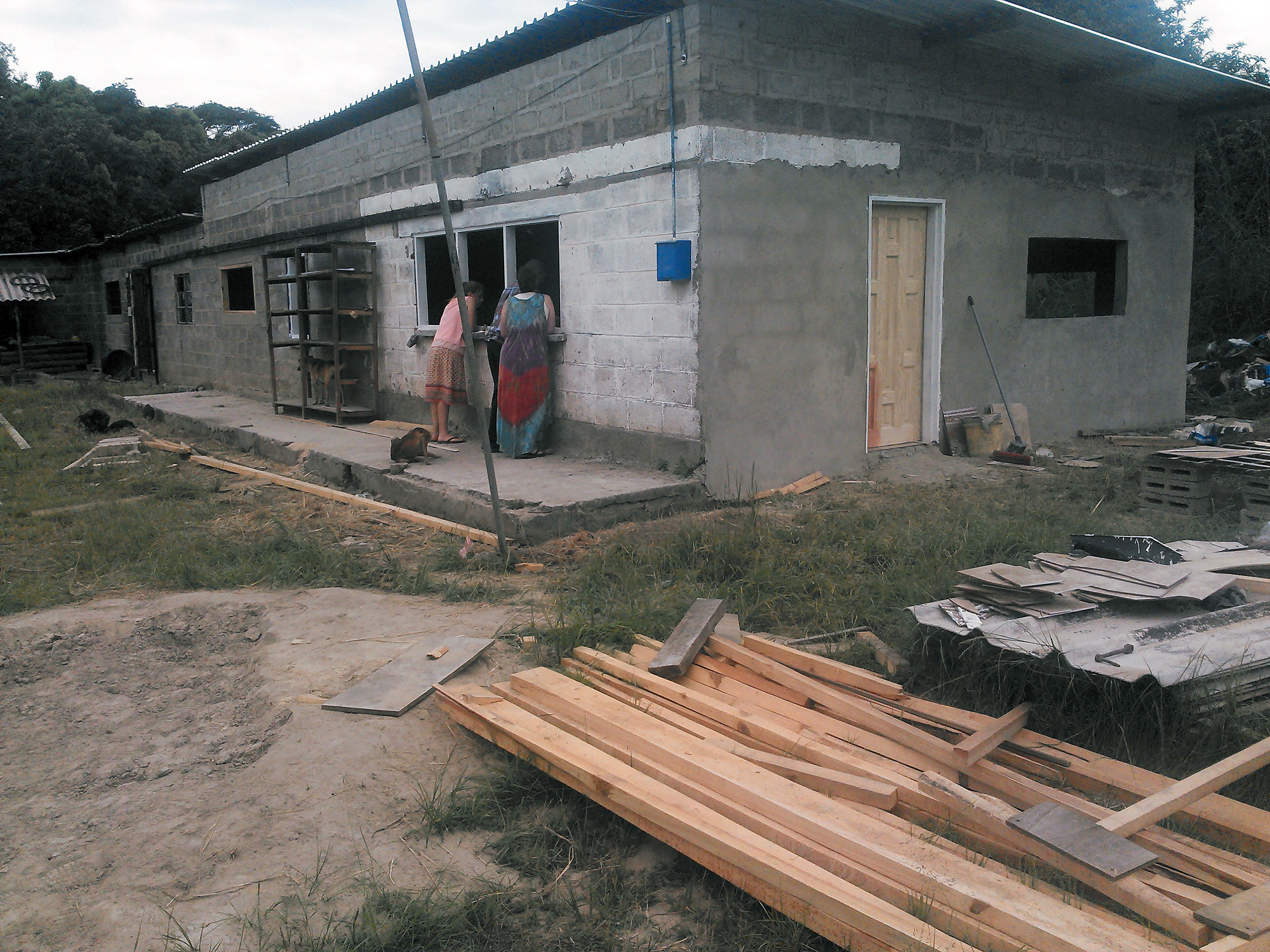 A classroom in Zambia was built by a group of missionaries from Hamilton County including City of Westfield employee Scott Shepherd. (Submitted photo)