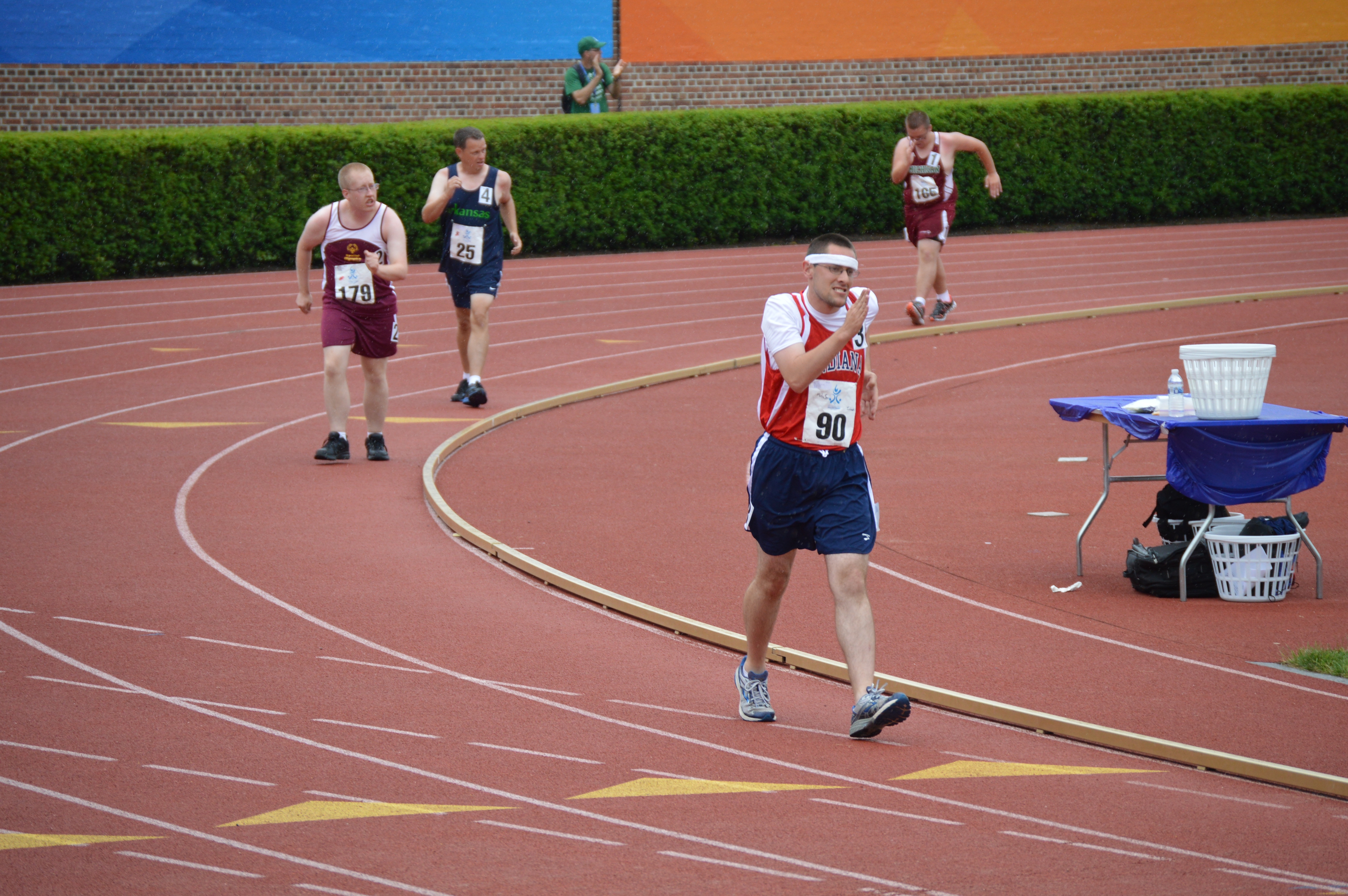Hugh Breen runs for gold in the special olympics. (Submitted photo)