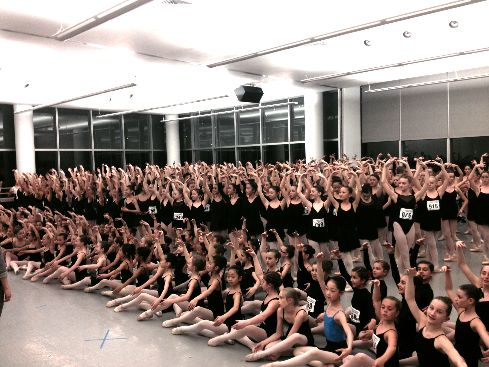 Rehearsal in Alvin Ailey studios in New York City. (Submitted photo)