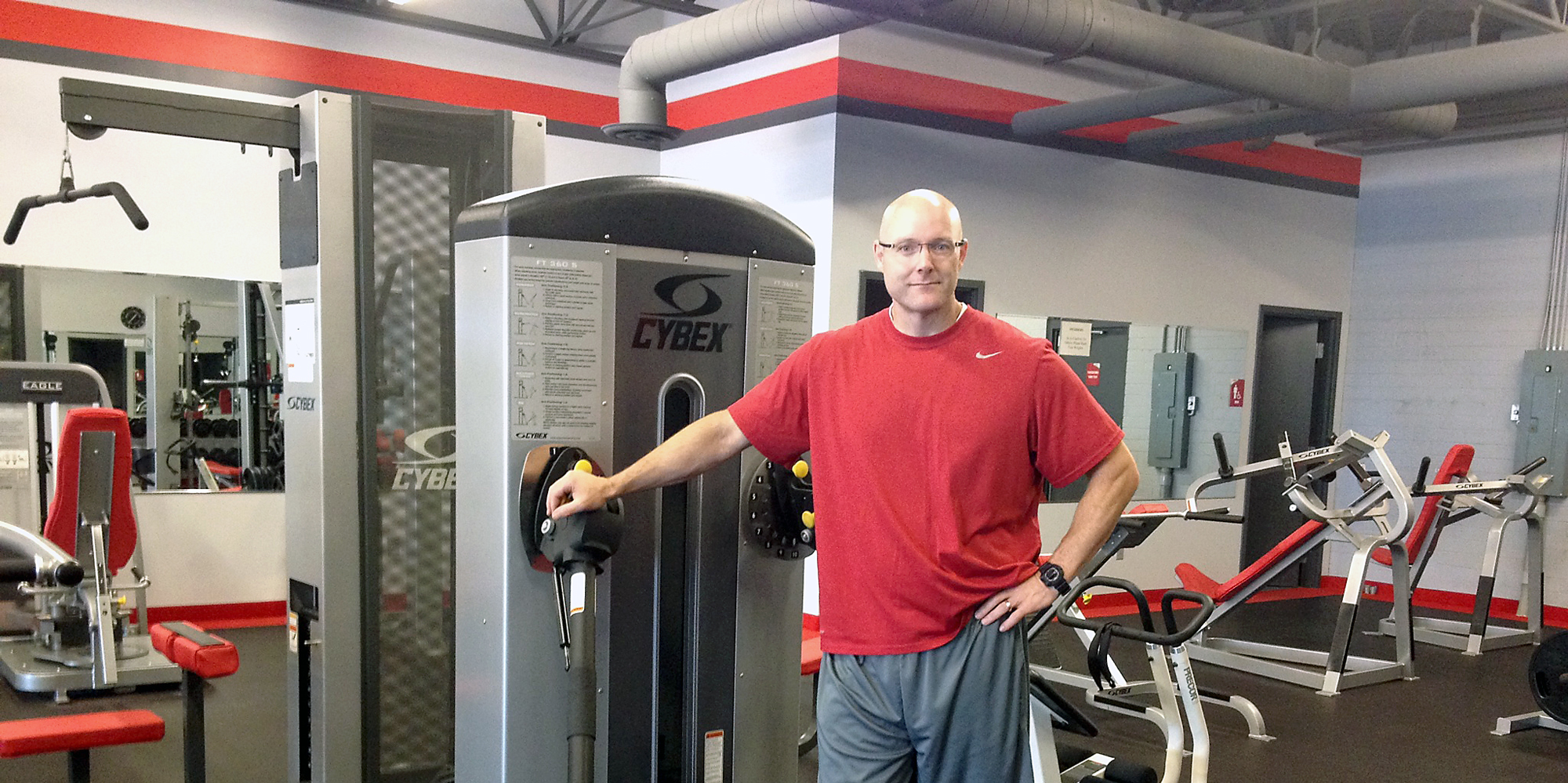 Westfield resident and personal trainer Doug Biggs opened Snap Fitness to offer 24/7 access to members to workout whenever their schedules allow. (Photo by Brianna Susnak)