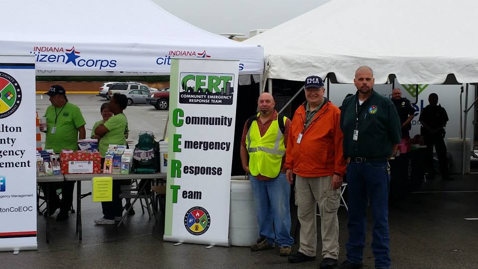 Members of the FEMA CERT team in Carmel help to raise awareness during their neighborhood crime watch programs. (Submitted photo)