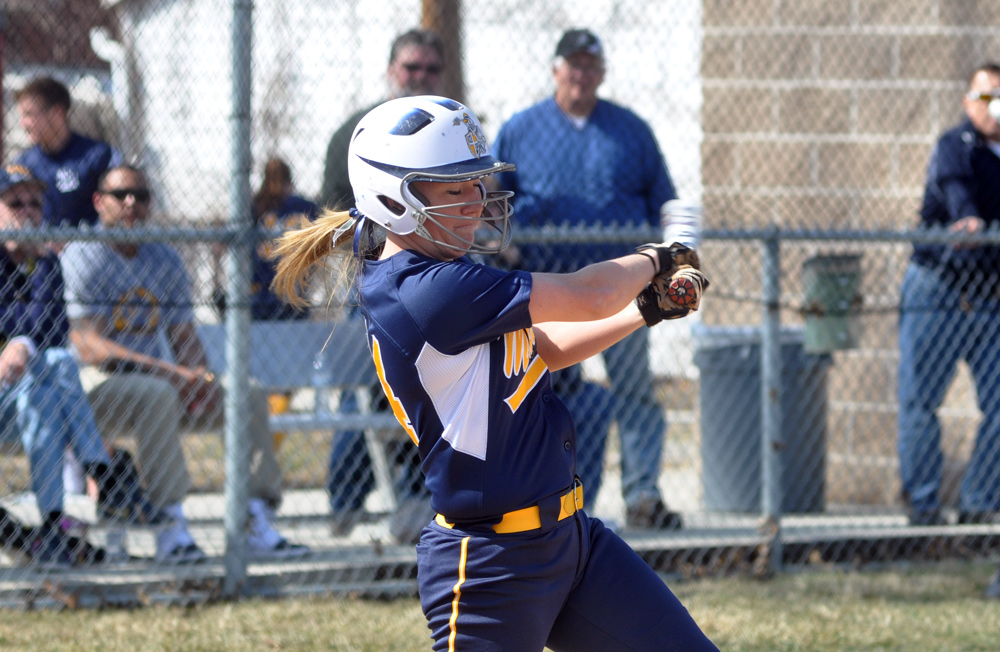 Former Hamilton Southeastern High School softball player Becca Twining, who now plays for Marian University, will be playing in the first collegiate championship held at Grand Park in Westfield on Sept. 14. (Submitted photo)