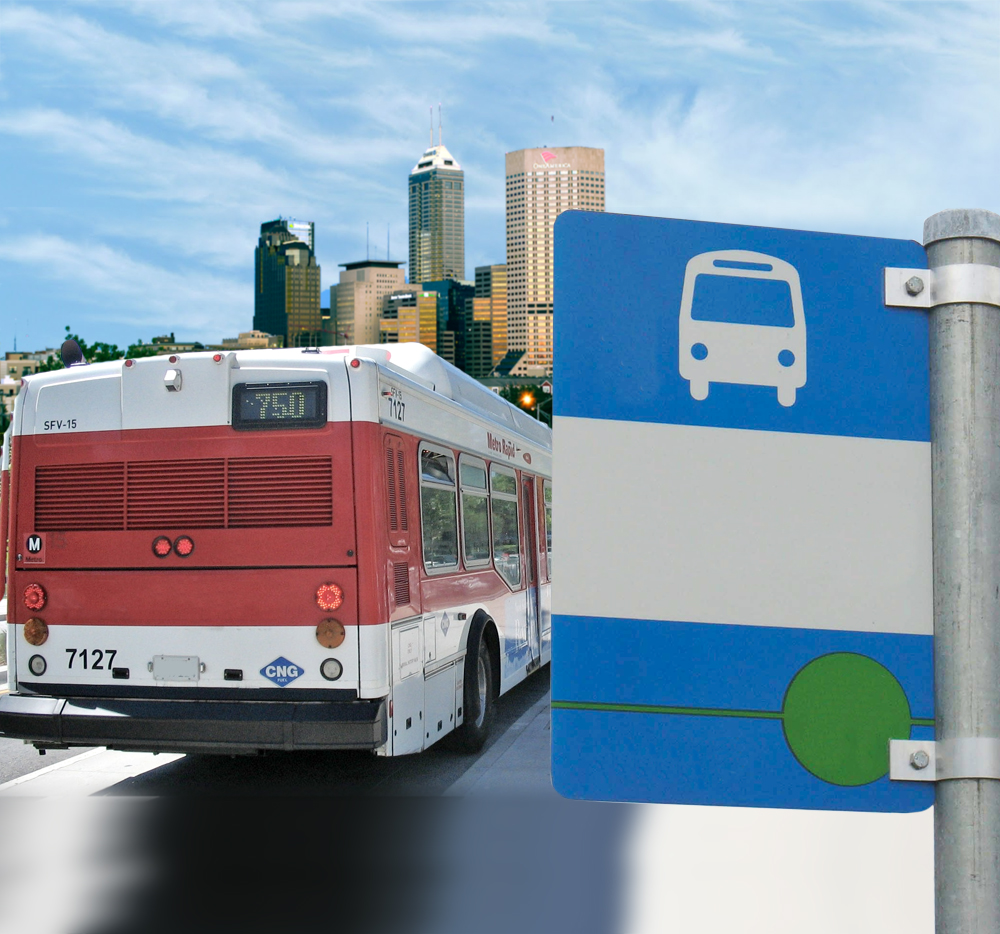 More buses could be coming from Indianapolis to Carmel. (Photo Illustration by Zach Ross)