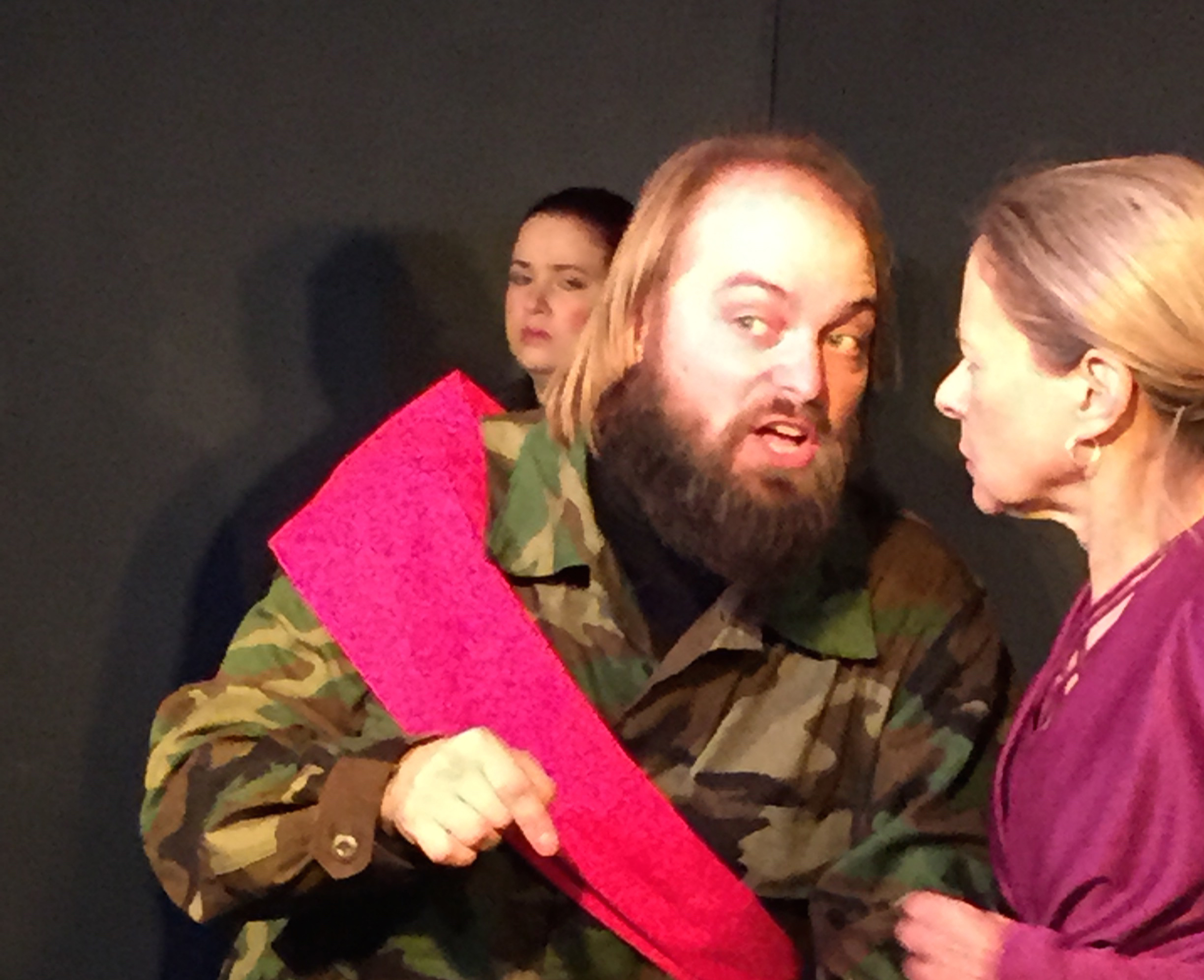 John Mortell plays Macbeth, while Indianapolis native Sally Carter plays her role of Lady Macbeth. (Submitted photo)