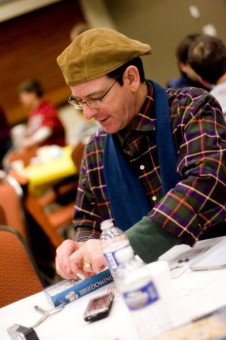 A bingo player at last year’s Bonanza! (Submitted photo)