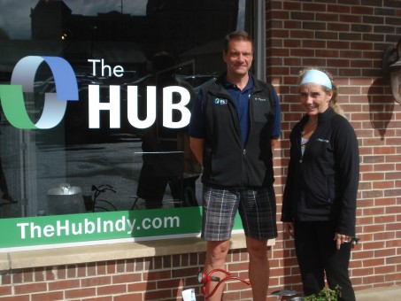 John Singleton and Wendy Cooper at The Hub in Carmel. (Submitted photo)