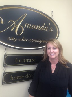 Owner of Amanda’s City-Chic Consignment, Amanda Newman, said, “We’re not closing.” (Photo by Adam Aasen)