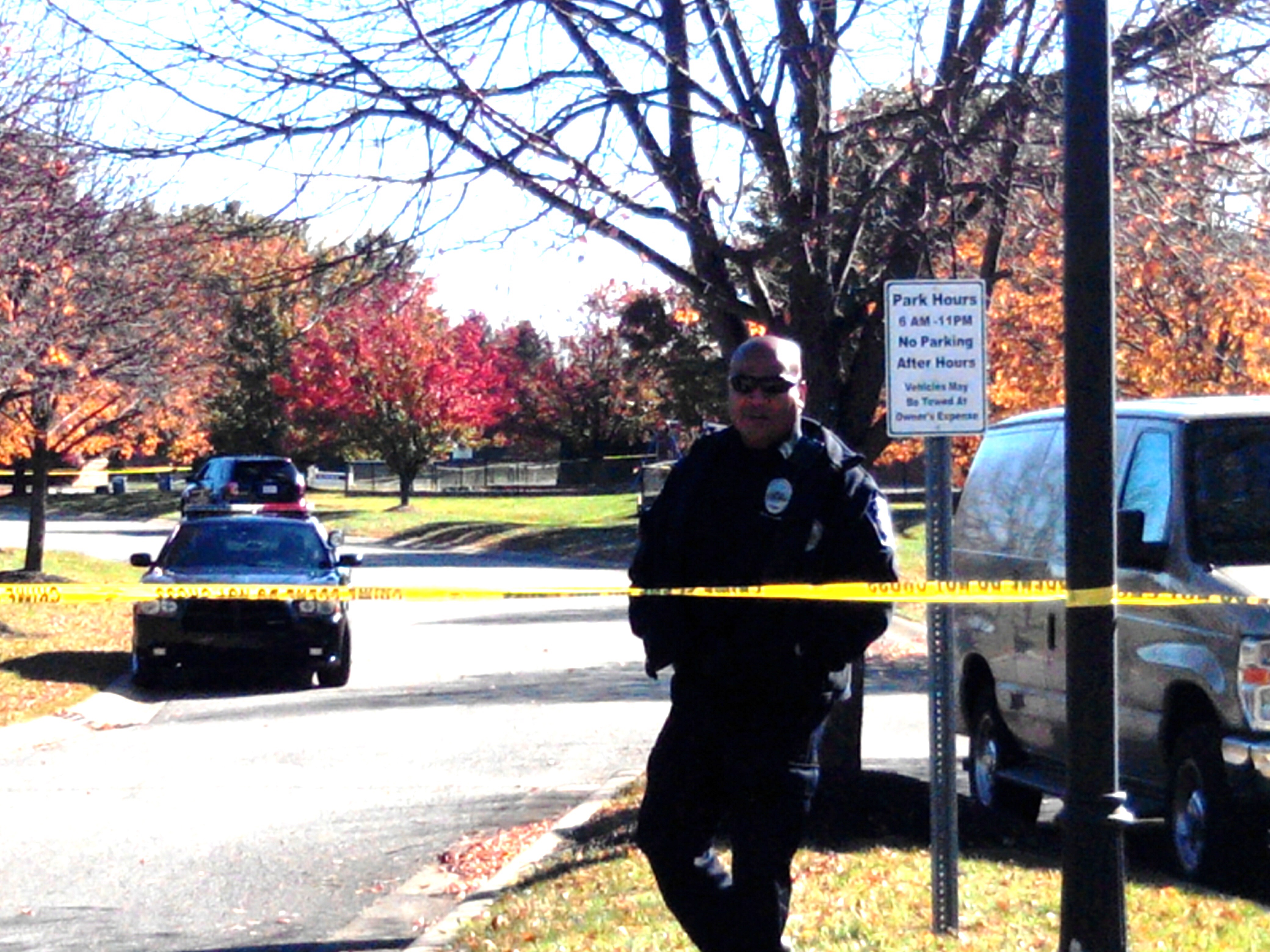 Fishers Police have cordoned off the entrance to Windermere Park at Windermere Blvd. and Parkway Dr. in the area of 96th and Mollenkopf after a man's body was found there around 7p.m. Saturdayt, Nov. 1st.