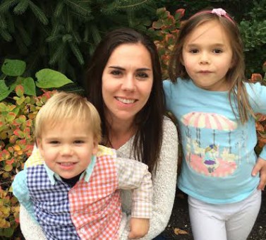 Meredith Worniak, with her kids Natalie, 4, and Henry, 2, of Carmel. (Submitted photos)