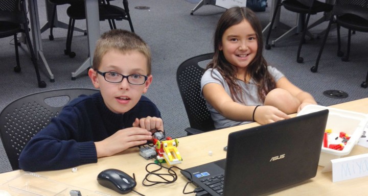Children participate in STEM program. (Submitted photo)