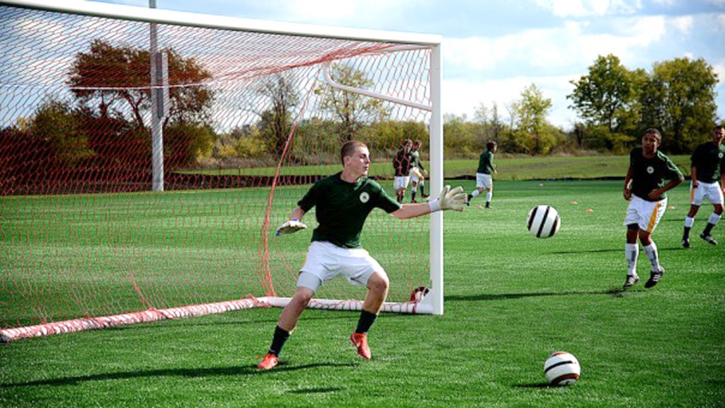 U17B Gold team’s Evan Seitz of Westfield High School plays goalie during a Westfield Select Soccer Club practice at Grand Park. (File photo)