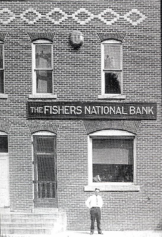 Fishers National Bank ca 1920