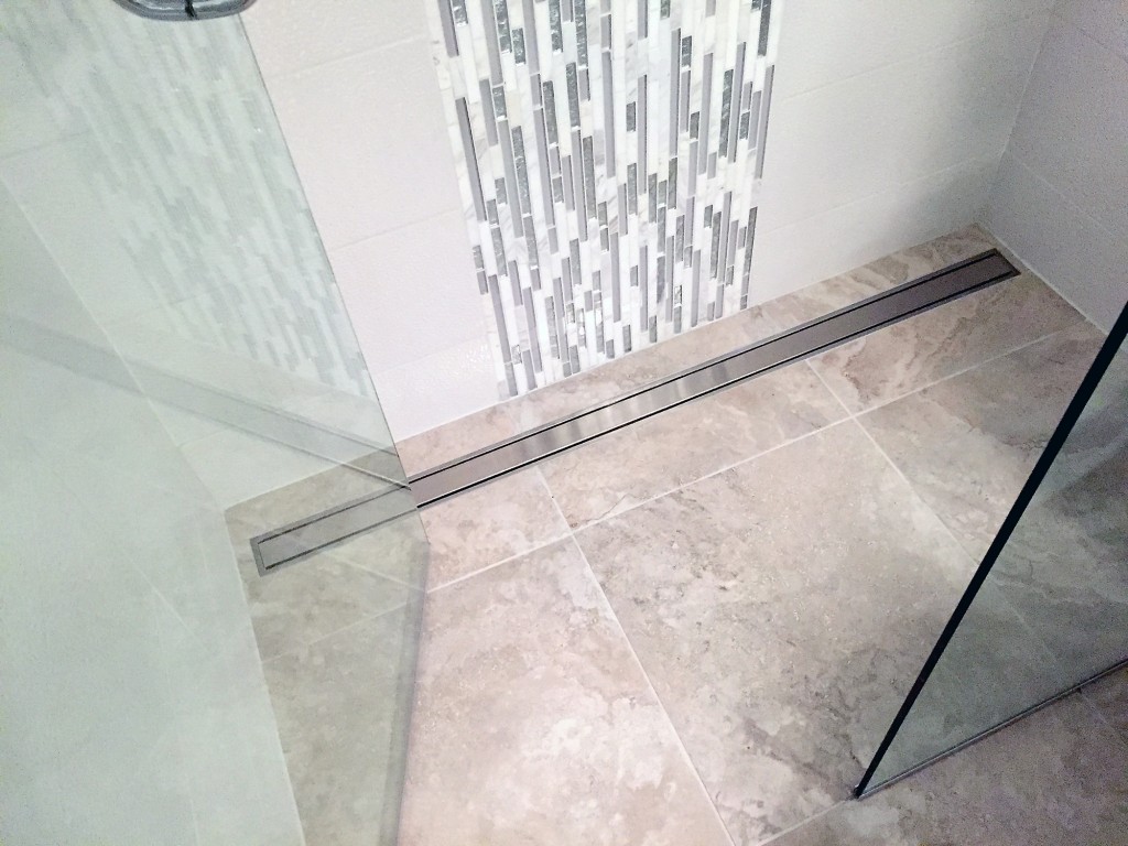 A zero-threshold shower can add a contemporary and sleek touch to a bathroom design for those looking for a way to update showering space. (Submitted photo)