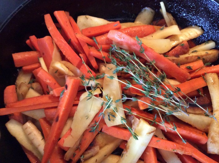 A recipe from “The Nourished Kitchen” for root vegetables is a great side dish for any holiday meal. (Photo by Ceci Martinez)
