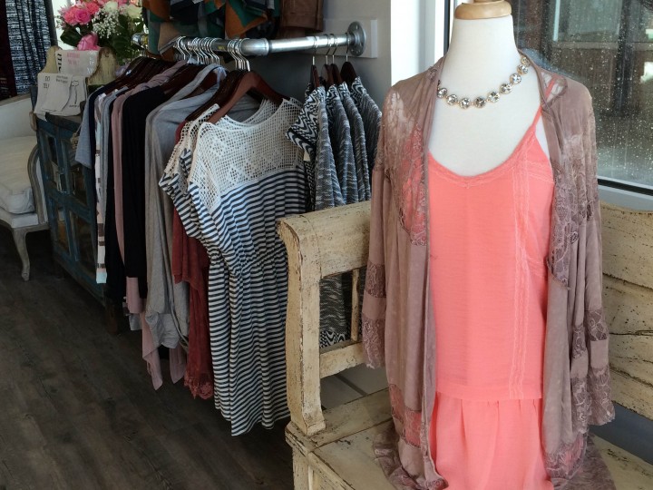 Trendy clothing options at Dottie Couture. (Photo by Holly Kline)