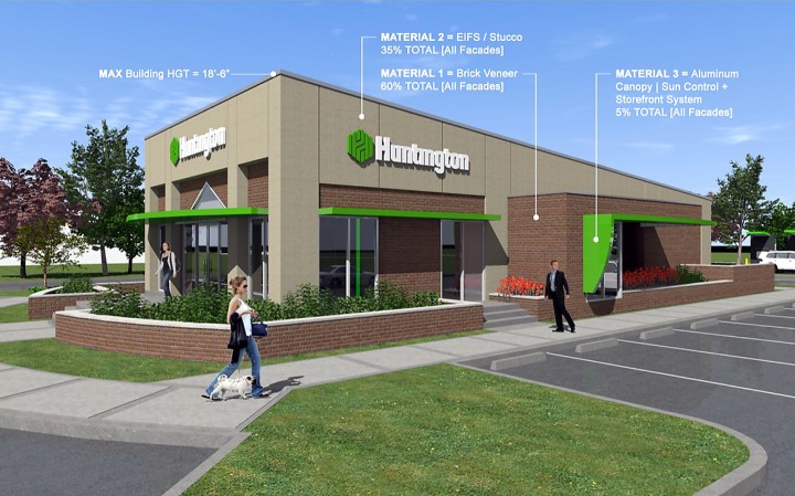 A rendering of the new bank. (Submitted photo)