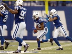 Jackson on the field with the Colts.