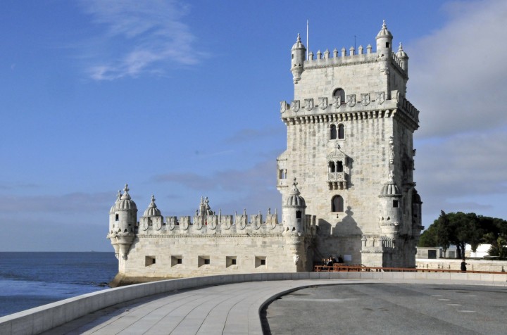 Tower of Belém as seen from the east. (Photo by Don Knebel)