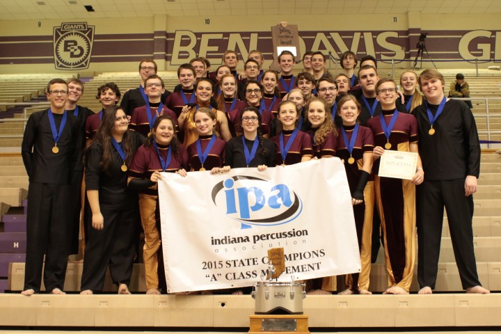 Zionsville Indoor Percussion won its first state championship at the Indiana Percussion Association state finals March 21 at Ben Davis High School. (Submitted photo)