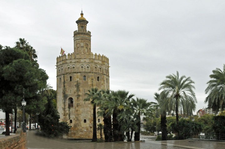 Torre del Oro in Seville, Spain. (Photo by Don Knebel)